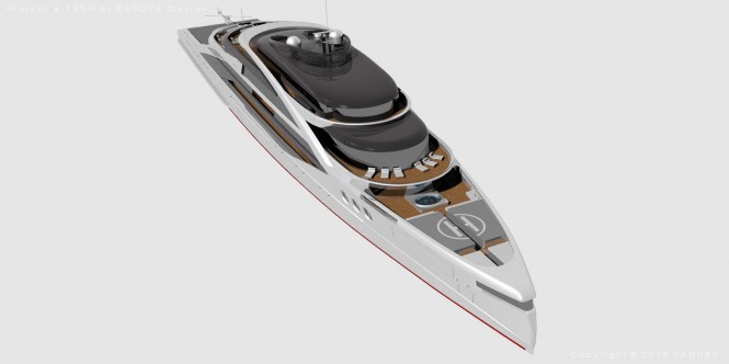 125m Project X yacht by SABDES