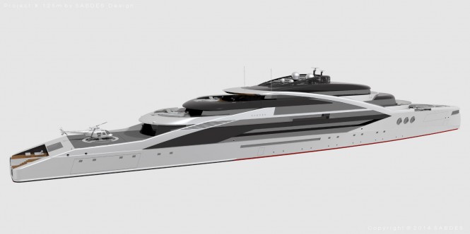 125m Superyacht Project X by SABDES