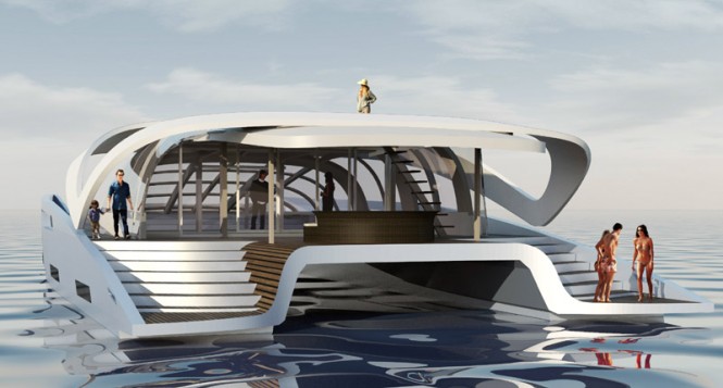 AIR 99 Yacht - aft view