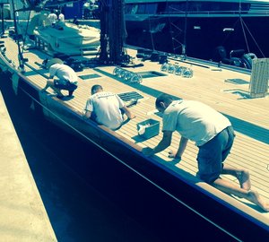 Absolute Boat Care preparing Yachts for The Superyacht Cup
