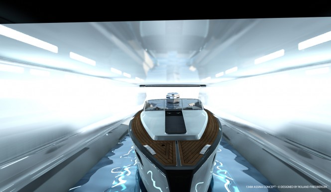 Assina yacht concept - Tender Garage