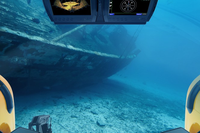 C-Explorer 3 Submersible by U-Boat Worx - Cockpitview