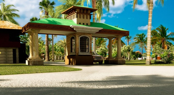 Entrance to the Resort