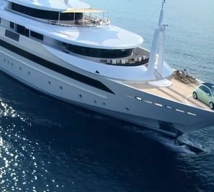 80m CRN super yacht CHOPI CHOPI appears in new international commercial for Fiat 500 Cult