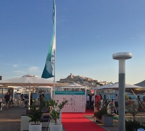 Marina Ibiza hosts first international meeting of Mangusta superyachts owners