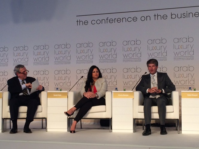 Gulf Craft's Chief Operating Officer Erwin Bamps at the Arab Luxury World Forum