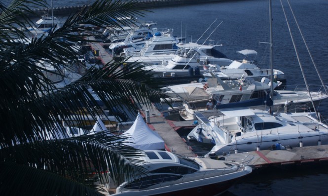 Indonesia Yacht Show 2014 from above