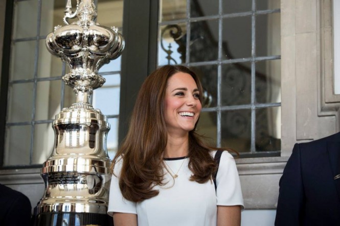 It was a fantastic morning with HRH The Duchess of Cambridge attending the British America's Cup Challenge launch