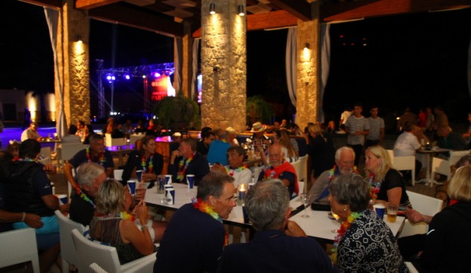 Guests enjoy the season opening party at Karpaz Gate Marina