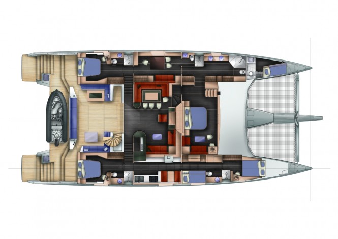 Long Island 85 Yacht WindQuest - General Arrangement