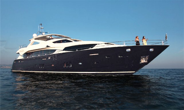 Luxury charter yacht CASSIOPEIA built by Sunseeker