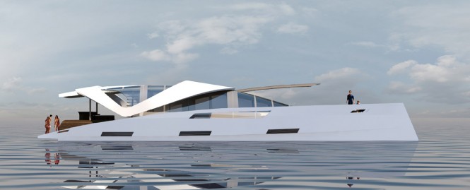 Luxury power catamaran AIR 99 by Oxygene Yachts