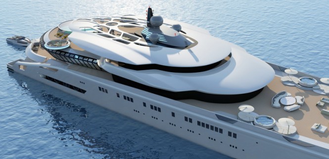 Luxury yacht Assina concept