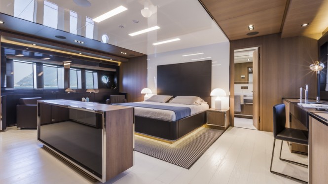 Luxury yacht Mythos - Cabin - Photo by Alberto Cocchi