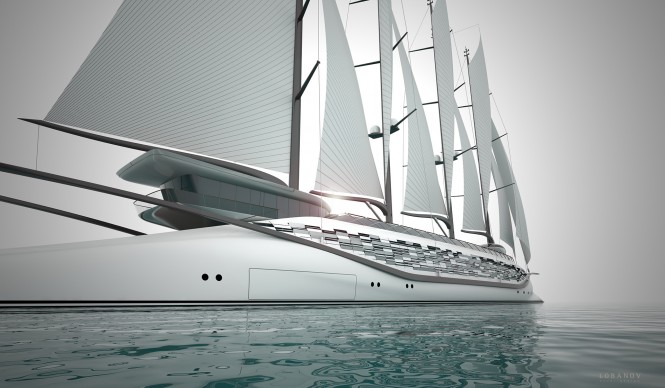 Luxury yacht Phoenicia II concept