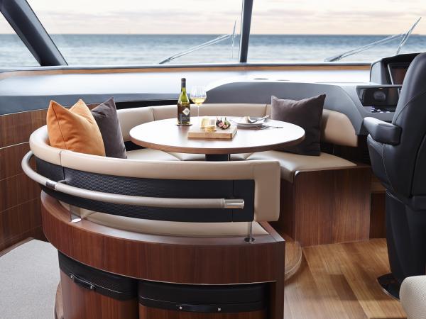 Luxury yacht S72 - Dining Area