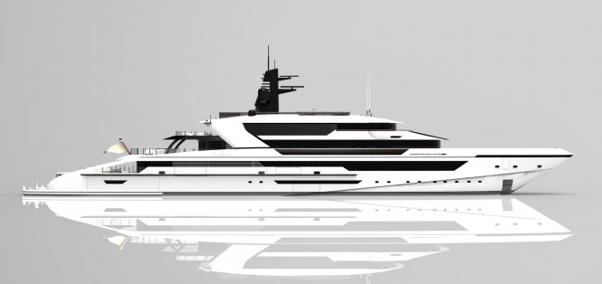 Mega yacht PROJECT T by Alvaro Aparicio de Leon