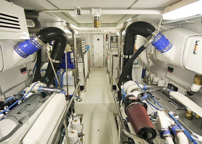 N86 Yacht Koonoona - Engine Room