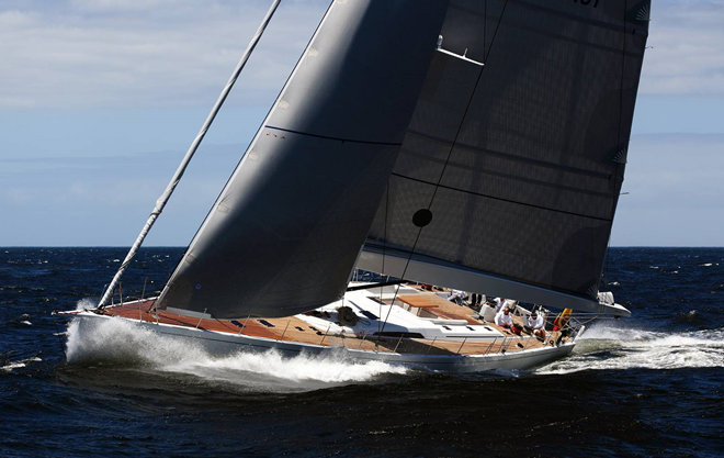 Nauta-designed Southern Wind 94 super yacht Kiboko under sail