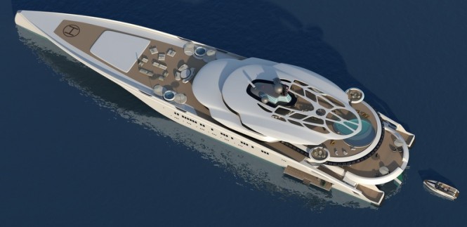 New 135m superyacht Assina concept by Roland Friedberger of RF Yachts