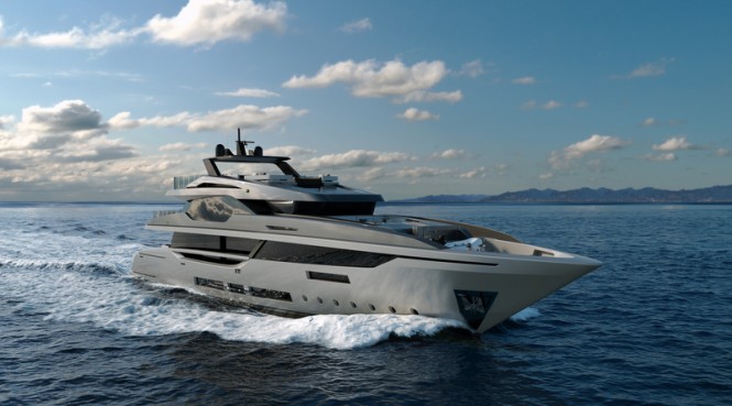 New 43m motor yacht Project M43 by Mondo Marine and Hot Lab