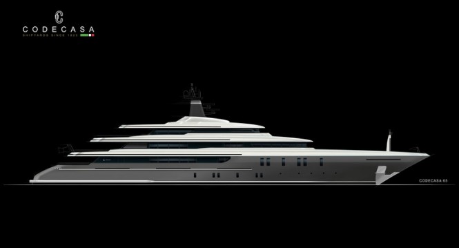 New 65m motor yacht CODECASA 65 project unveiled by Codecasa Shipyards