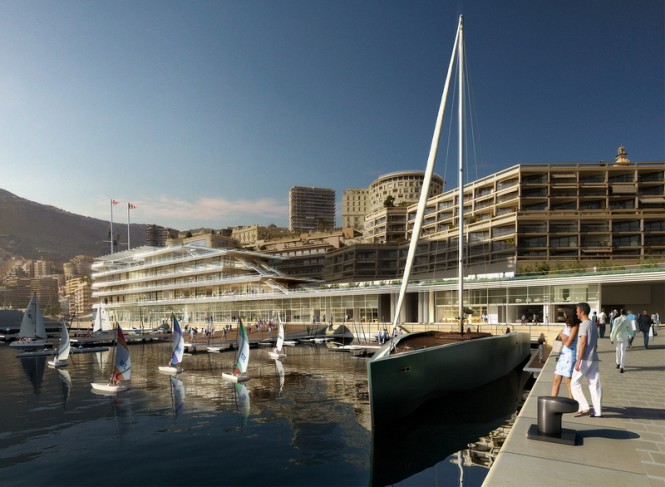 New Yacht Club de Monaco Building New Yacht Club de Monaco Building