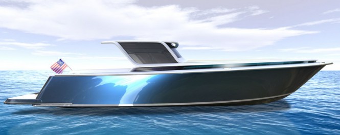 PECONIC 43 mega yacht tender designed by Scott Henderson