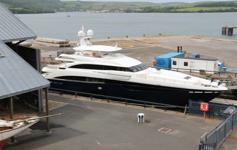 Princess superyacht manufacturing facilities