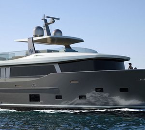 Launch of first Nauta Air 86' motor yacht YOLO at Cantiere delle Marche
