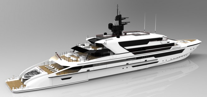 Super Yacht Project T designed by Alavaro Aparicio de Leon