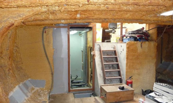 Super yacht Neorion under construction - Photo by Olivier van Meer Design BV