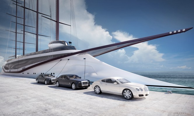 Super yacht Phoenicia II concept