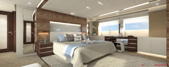 Super yacht Project Necto - Owners Stateroom