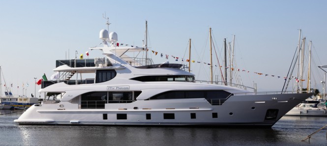 Superyacht My Paradis on the water