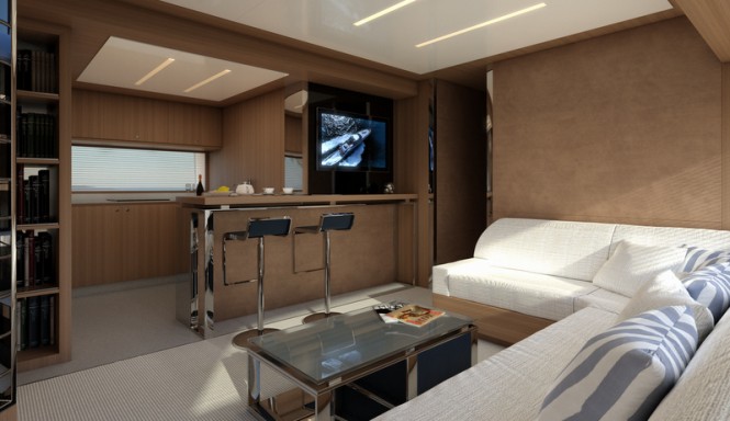 Superyacht Riva 88 Miami - Salon