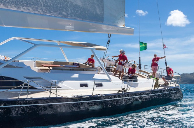 Swan 100 Yacht Varsovie - Photo by Rolex Carlo Borlenghi