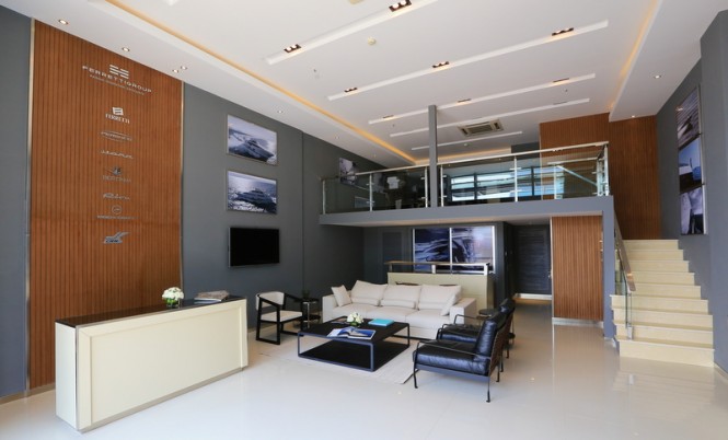 The first showroom Ferretti Group China in Qingdao