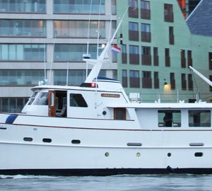 Refitted 26m Feadship motor yacht Olympia (ex Monara) with items by FEEBE