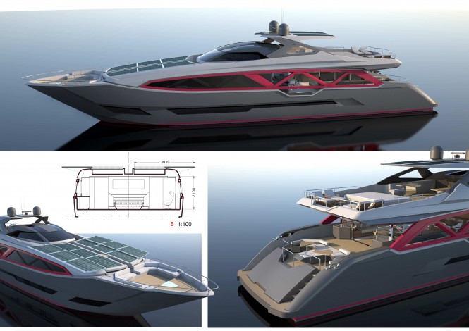 35m A-Sign luxury yacht concept