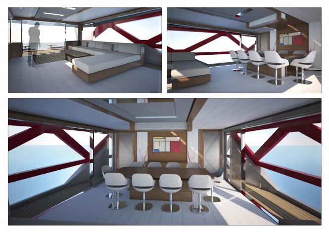 35m A-Sign motor yacht concept - Interior
