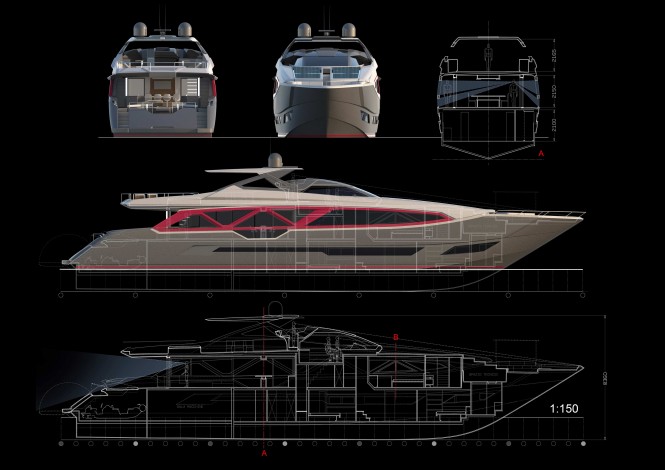 35m A-Sign super yacht concept