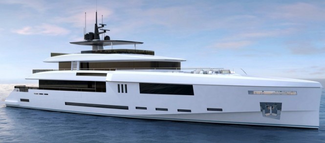 48m superyacht Palladium concept by Rossinavi