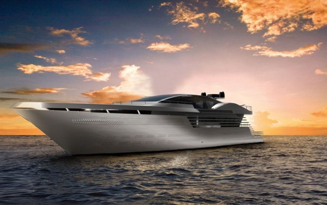 65m Atlantic superyacht concept by Raphael Laloux