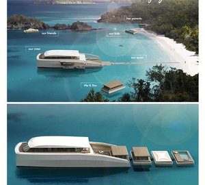 Latest 77m Parkour Class motor yacht X R-EVOLUTION project by Pastrovich