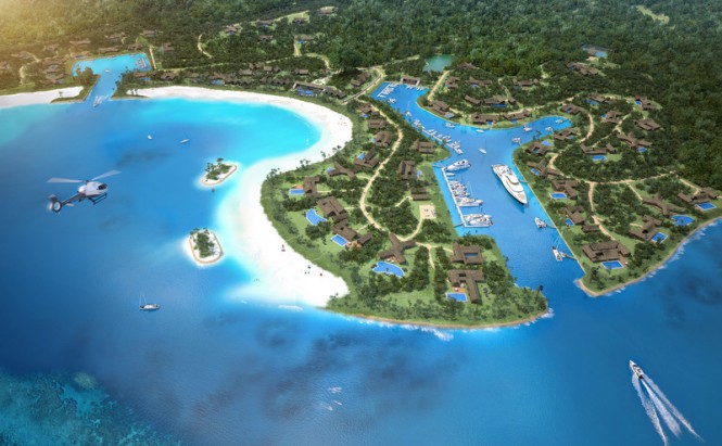 Aerial view of VUNABAKA - a fantastic South Pacific yacht charter destination Aerial view of VUNABAKA - a fantastic South Pacific yacht charter destination