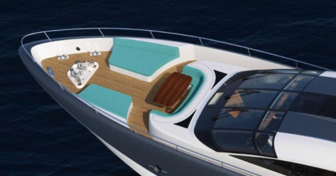 AeroCruiser 38 II FLY Yacht from above