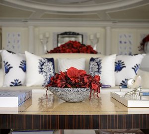 Bespoke installation for 87m Lurssen motor yacht ACE by Floriture