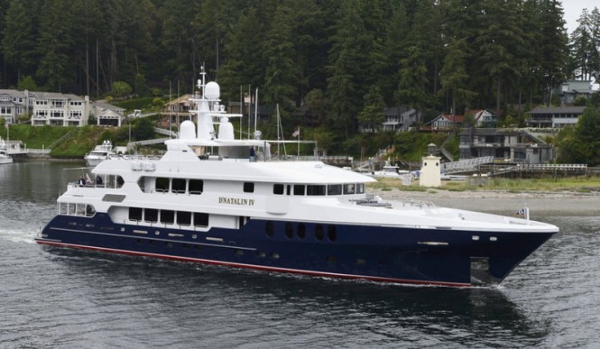 Christensen super yacht D'Natalin IV (Project C-2014) in Gig Harbour, Washington