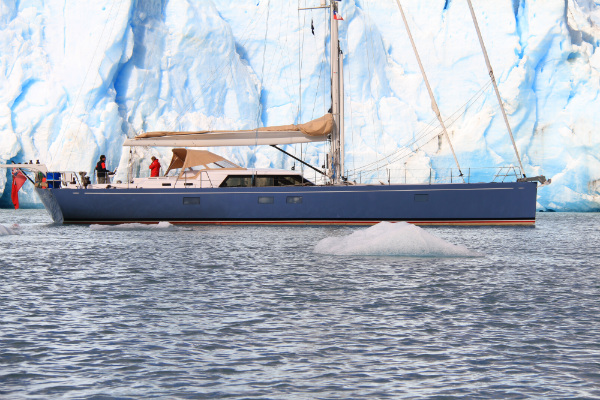 Claasen luxury yacht Louise in Patagonia